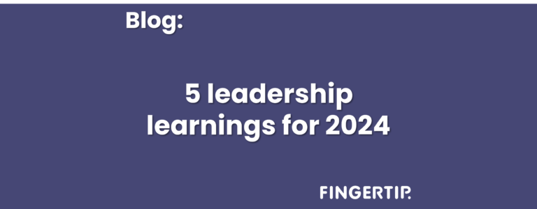 Blog: 5 leadership learnings for 2024